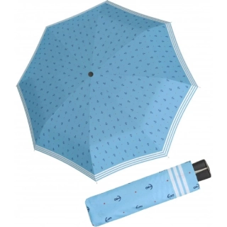 Dámsky plne automatický dáždnik Fiber Magic XS Sailor Doppler svetlomodrý 21cm