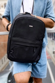 🎒 Veľký čierny pánsky batoh na notebook Peterson 44x28x13 cm